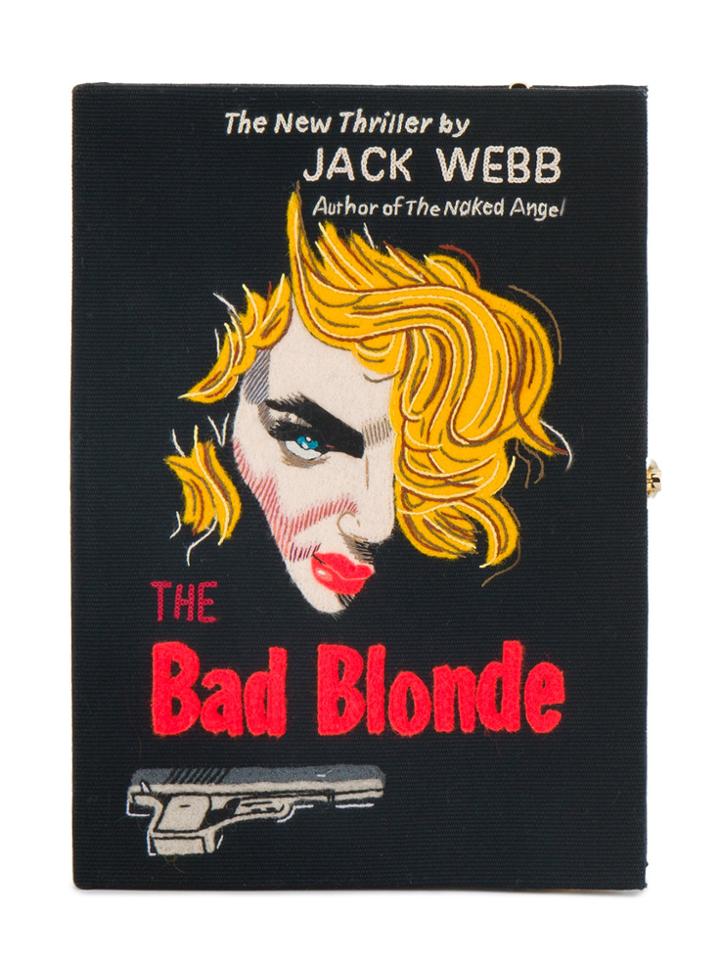 Olympia Le-tan The Bad Blonde Book Clutch - Black