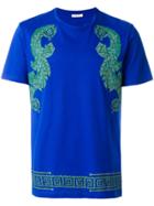 Versace Collection Baroque Print T-shirt - Blue