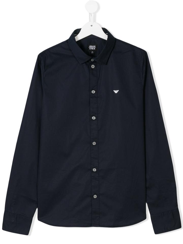 Armani Junior Branded Shirt - Blue