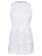 Martha Medeiros Lace Dress - White