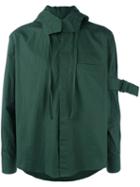 Craig Green Arm Strap Hooded Shirt, Men's, Size: Medium, Cotton