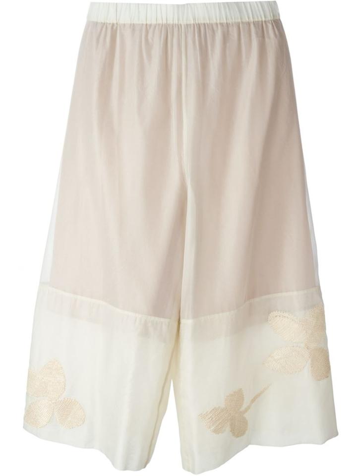 Erika Cavallini 'keit' Culottes, Women's, Size: 42, Nude/neutrals, Silk/polyester/acetate
