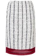 Coohem Sailor Tweed Skirt - White