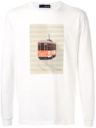 Lardini Graphic Print Jersey Top - White