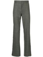 Ports V Straight-leg Trousers - Grey