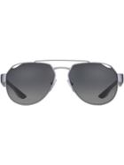 Prada Eyewear Oversized Sunglasses - Grey