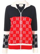 Gucci Logo Intarsia Knit Top - Red