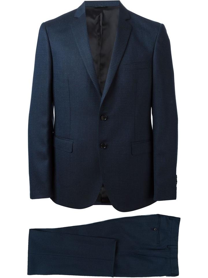 Tonello Two Piece Suit, Men's, Size: 54, Blue, Virgin Wool/viscose