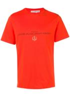 Golden Goose Deluxe Brand Reversed Logo T-shirt - Orange