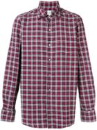 Finamore 1925 Napoli Checked Shirt - Red