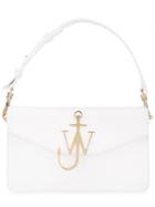 J.w.anderson Logo Plaque Shoulder Bag, Women's, White