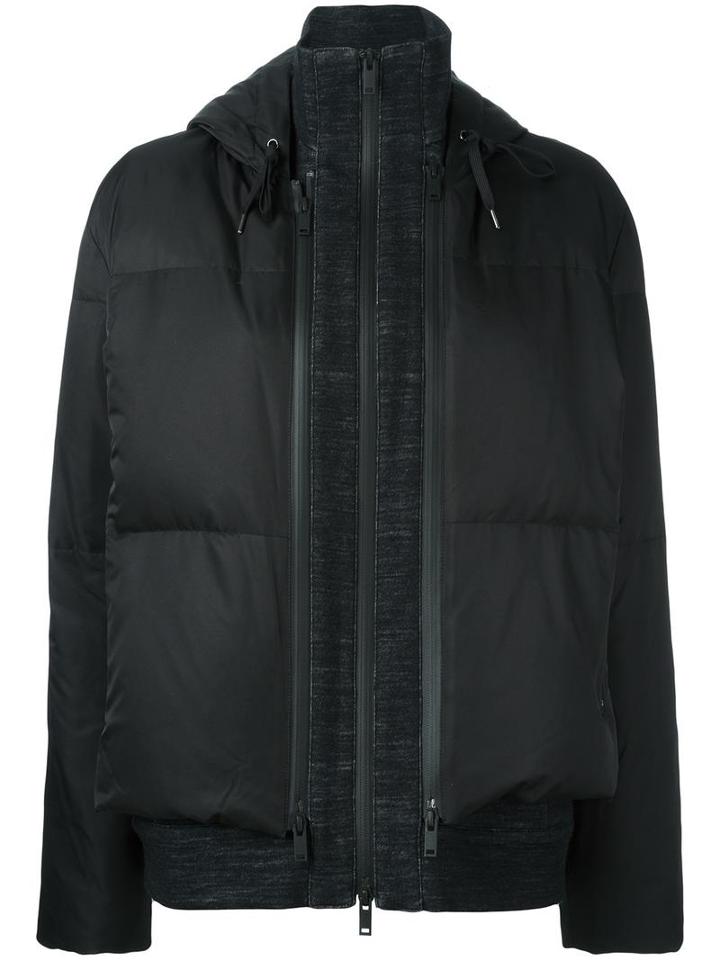 Dkny Two-in-one Jacket, Women's, Size: Medium, Black, Polyester/feather Down