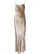Fleur Du Mal Square Neck Dress - Nude & Neutrals