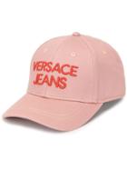Versace Jeans Embroidered Logo Baseball Cap - Pink