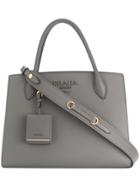 Prada Biblioteque Tote Bag - Grey