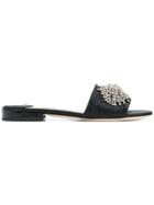 Jimmy Choo Joni Embellished Sandals - Black