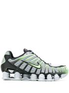 Nike Shox Mesh Panel Sneakers - Grey