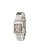 Cartier 'tank Anglaise' Analog Watch, Women's, Metallic