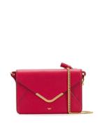 Anya Hindmarch Postbox Wallet On Chain - Red
