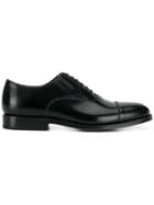 Green George Classic Oxford Shoes - Black