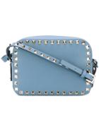 Valentino - Valentino Garavani Rockstud Cross Body Bag - Women - Leather - One Size, Blue, Leather