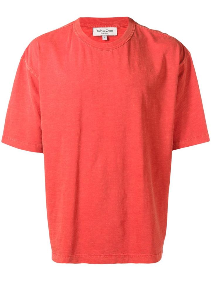Ymc Short-sleeve Fitted T-shirt - Red