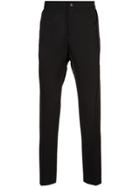 Yang Li Twisted Seam Slim-fit Trousers - Black