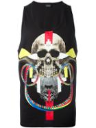 Marcelo Burlon County Of Milan 'batavia' Tank Top, Men's, Size: Xs, Black, Cotton