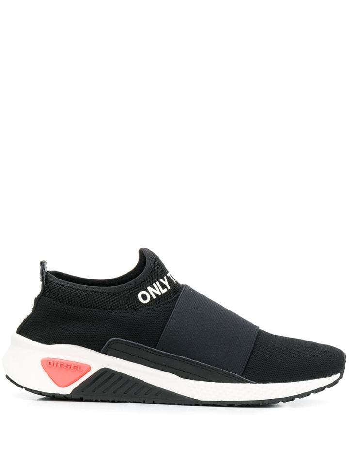 Diesel Slip-on Sock Sneakers - Black