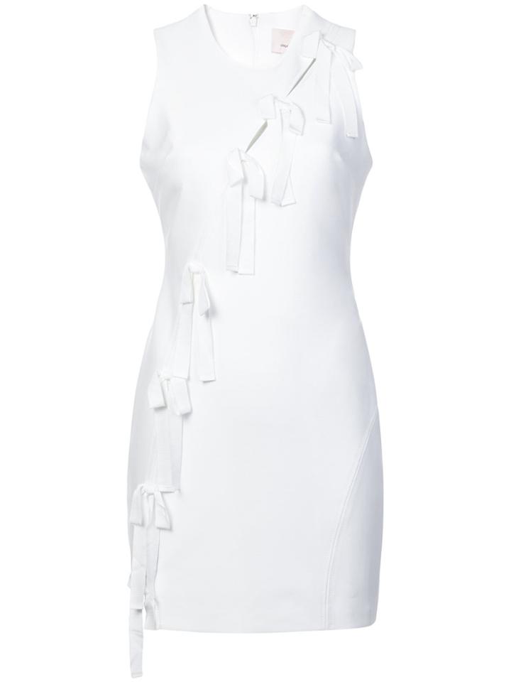 Cinq A Sept Vita Tie-front Short Dress - White