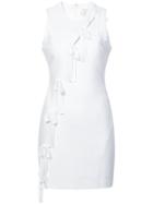 Cinq A Sept Vita Tie-front Short Dress - White