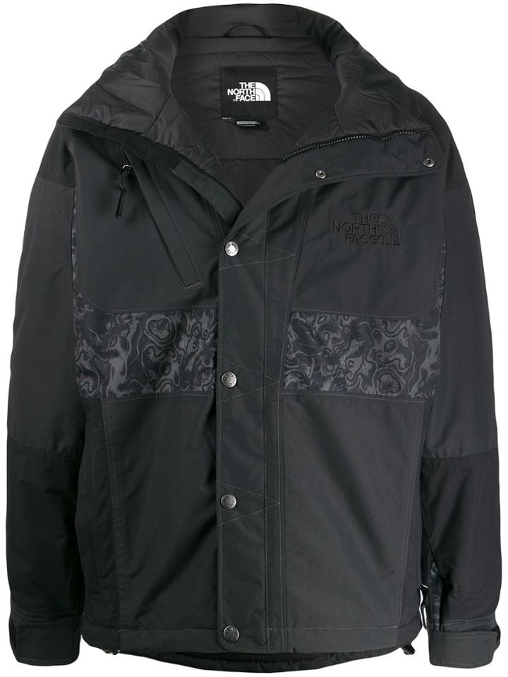 The North Face Panelled Printed Jacket - Black