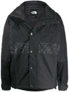 The North Face Panelled Printed Jacket - Black