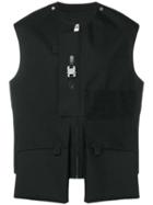 Mackintosh 1017 Alyx 9sm Black Bonded Wool Vest