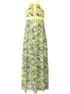 M Missoni Floral Flared Maxi Dress - Yellow & Orange