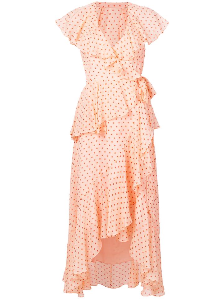 Temperley London Dot Printed Dress - Yellow & Orange