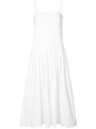 Rosetta Getty Pleated Dress - White