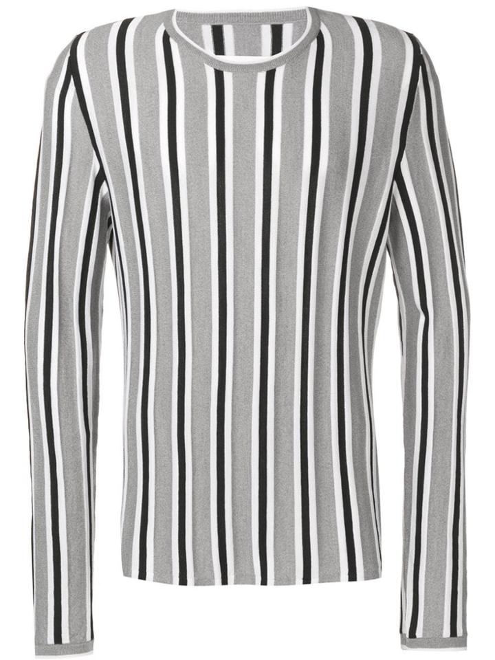 Maison Margiela Striped Jumper - Grey