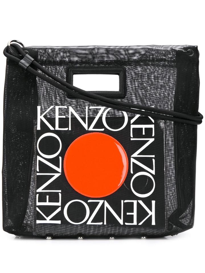 Kenzo Square Logo Tote Bag - Black