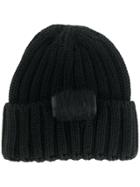 Ultràchic Cable Knitted Beanie - Black
