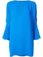 Jay Godfrey Vachon Slit Sleeve Dress - Blue