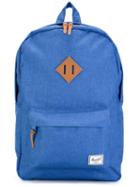 Herschel Supply Co. Patch Zip Up Backpack, Blue, Polyurethane