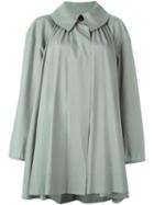 Yves Saint Laurent Vintage Cape-effect Coat, Women's, Size: 38, Grey