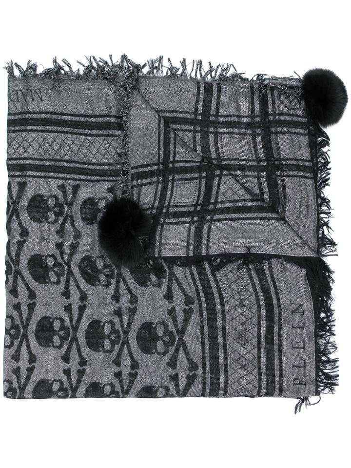 Philipp Plein Candy Scarf - Black