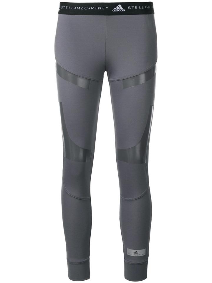 Adidas By Stella Mccartney Panelled Performance Leggings - Grey