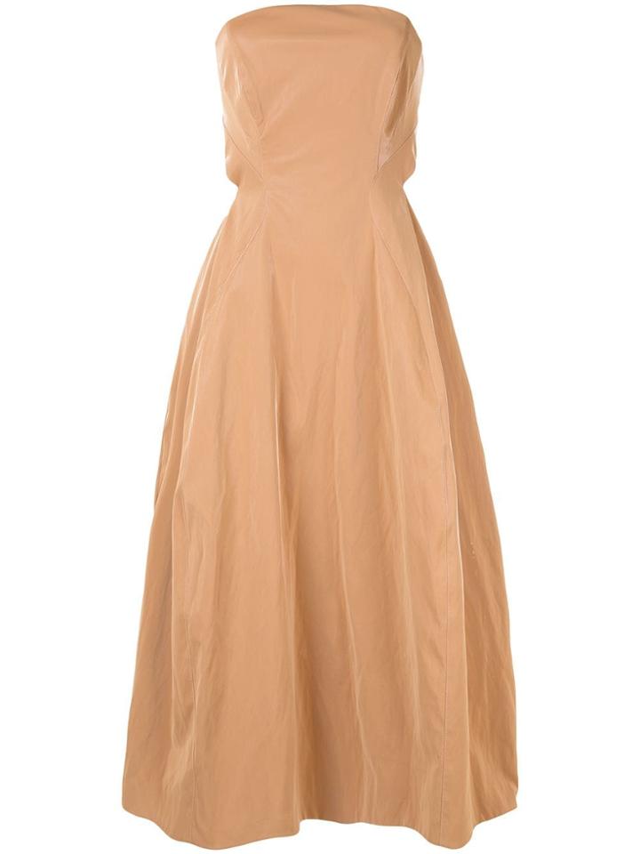 Camilla And Marc Alexie Patent Dress - Brown