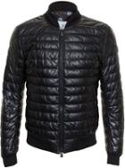 Moncler X Rolling Stones Quilted Leather Ryley Bomber Jacket