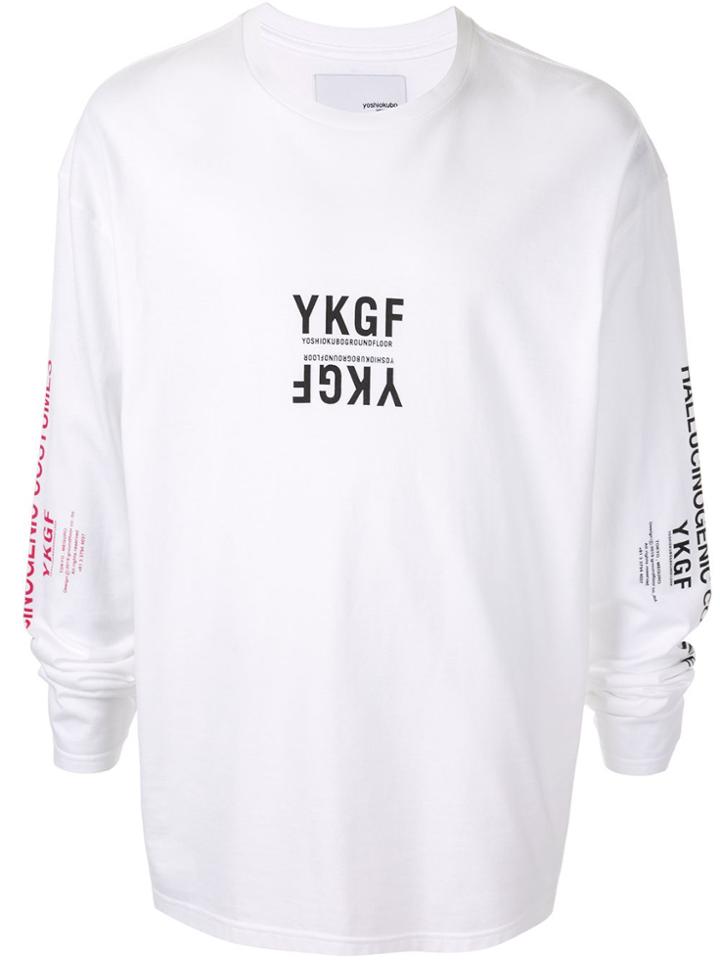 Yoshiokubo Logo Print T-shirt - White