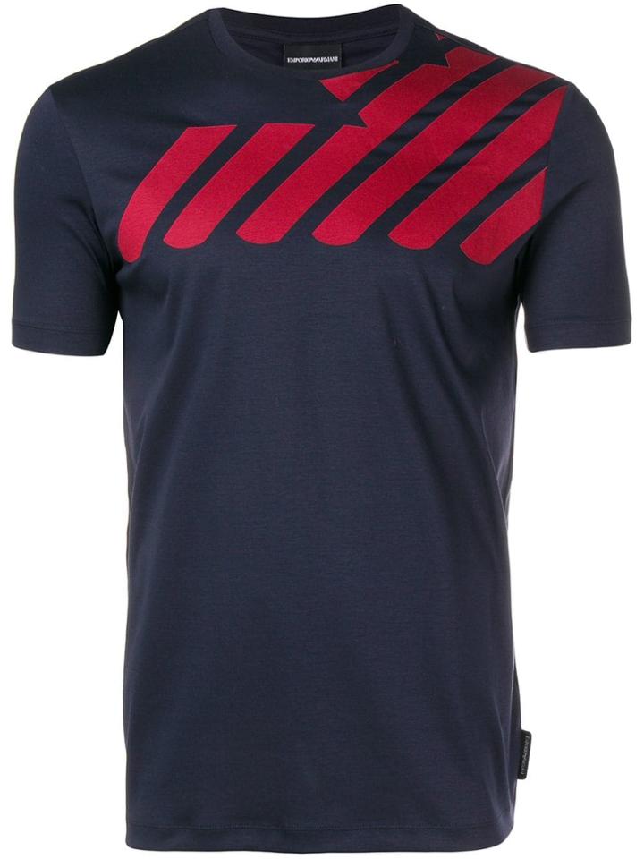 Emporio Armani Eagle Logo T-shirt - Blue