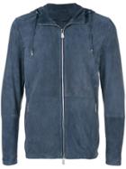 Eleventy Zipped Fitted Jacket - Blue